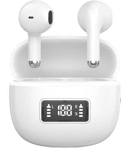 Amazon.co.jp: Bluetoothイヤホン ワイヤレスイヤホン IPX7防水 最大60
